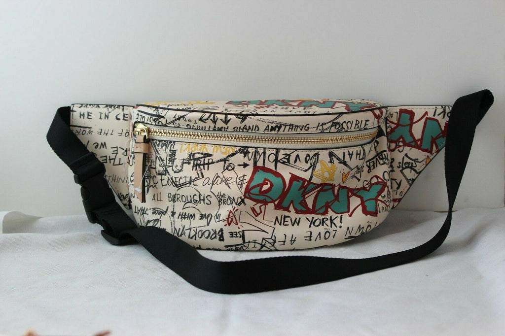 White Graffiti Belt Bag F132365