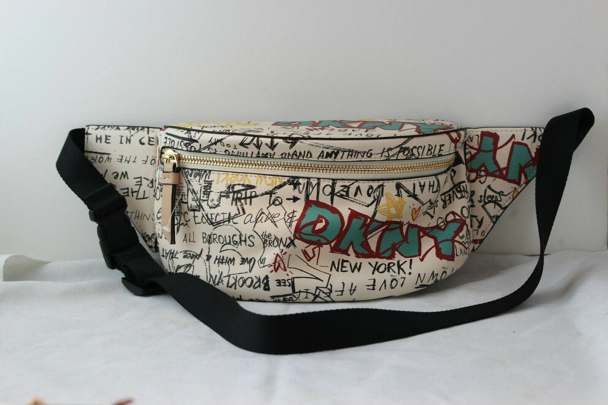 White Graffiti Belt Bag F132365