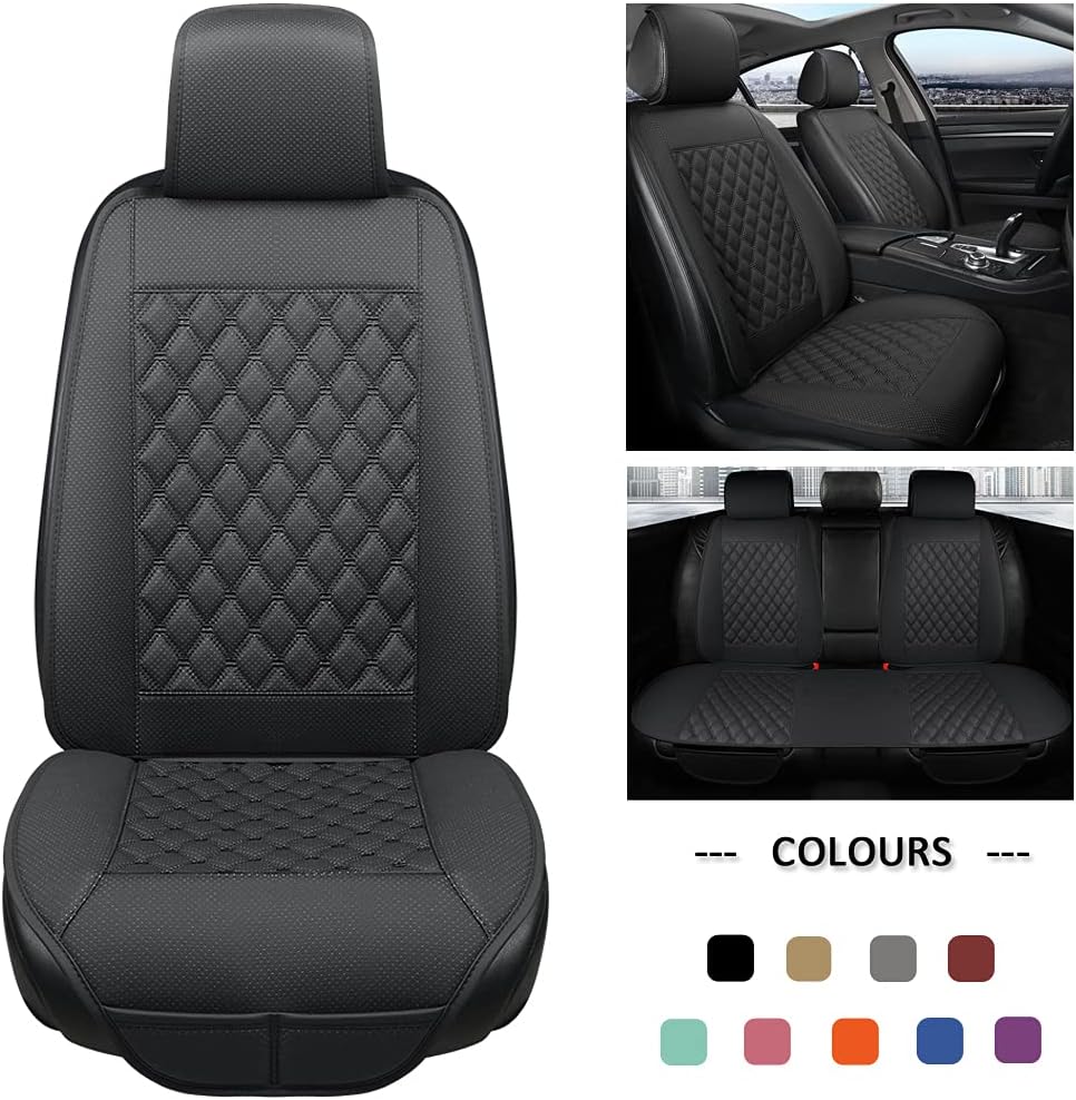 Blue Diamond Pattern Car Seat Covers V469