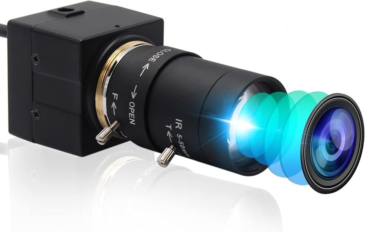 2MP 1080P HD USB Camera with Optical Zoom 5-50mm Varifocal Lens D69112