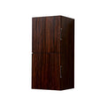 Walnut Finish Linen Side Cabinet with Two Doors K1447