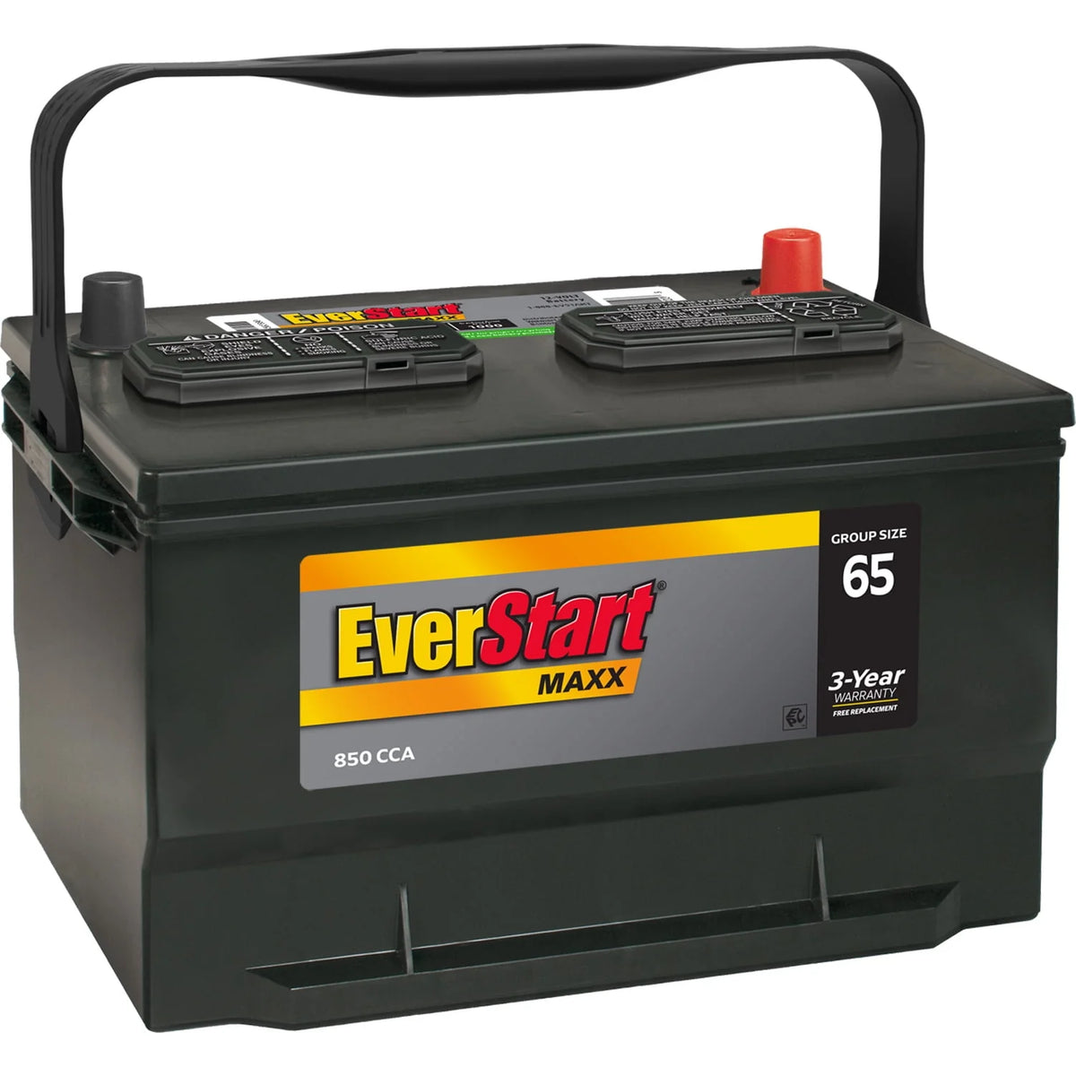 Lead Acid Automotive Battery Group Size 65 12 Volt 850 CCA E80309