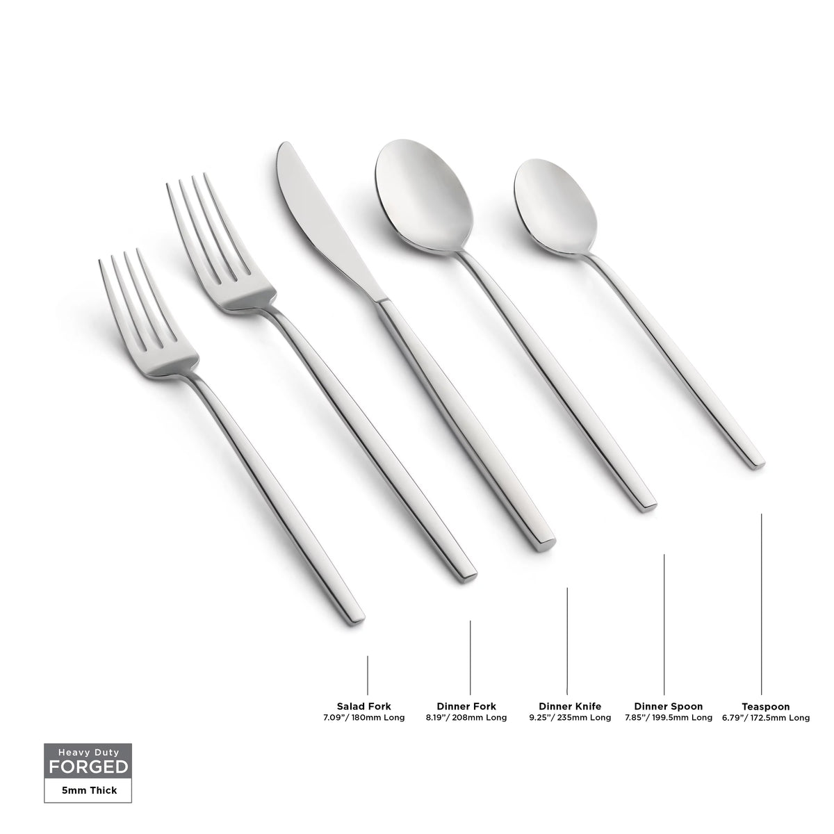 20-Piece Stainless Steel Flatware Set E199