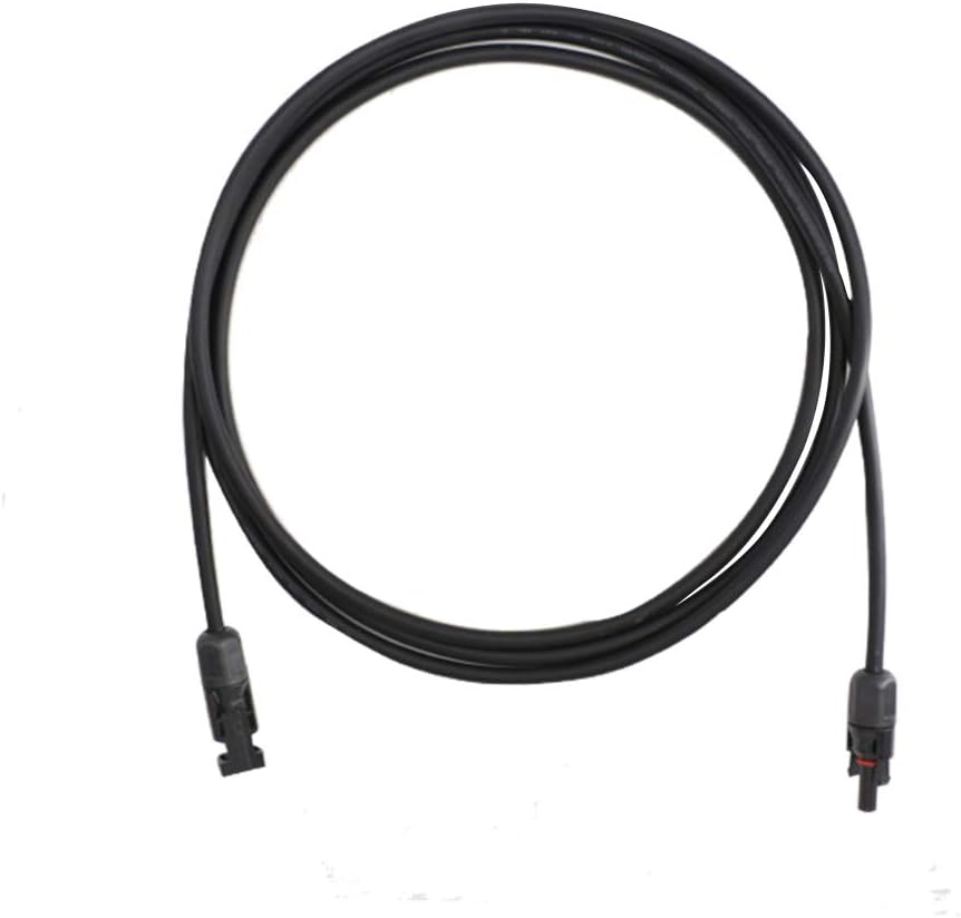 10 AWG Solar Extension Cable 40 Feet with Male and Female Connector, Pack of 2 C17551