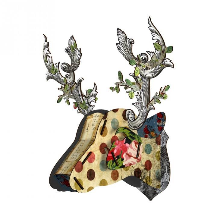XL Deer Parade Wall Trophy C612