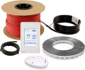 120v Electric Radiant Floor Heating Cable Set with Programmable Thermostat D13966