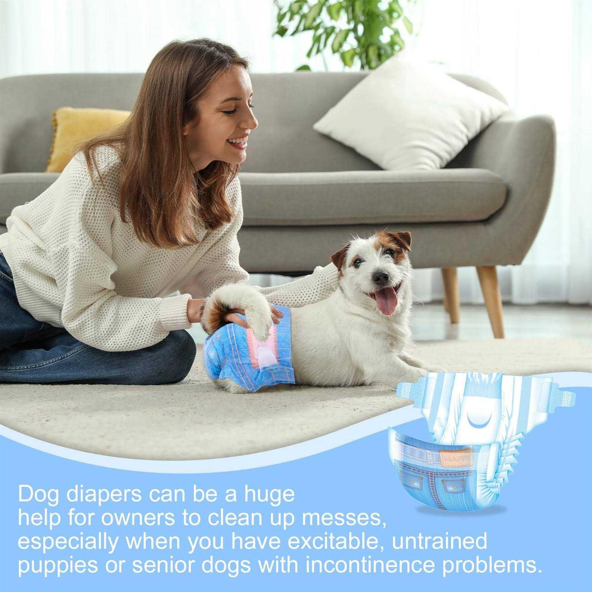 Female Disposable Dog Diapers X14214