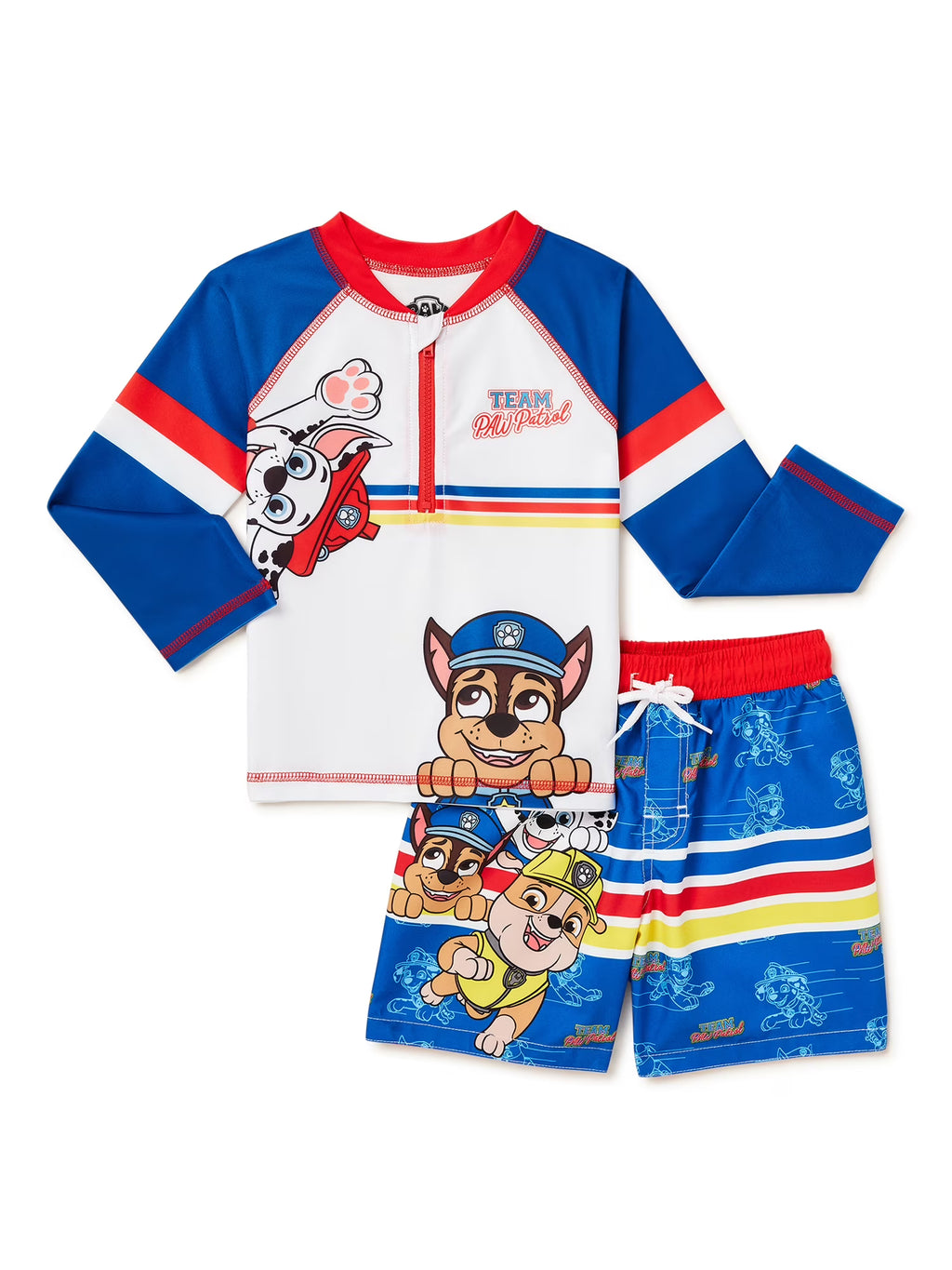 Paw Patrol 2-Piece Rash Guard Swim Set V14366