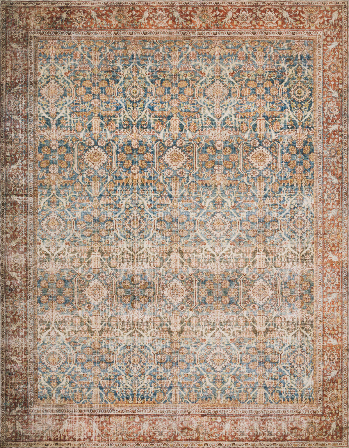 Ocean Rust 3'6 x 5'6 Rug B86895