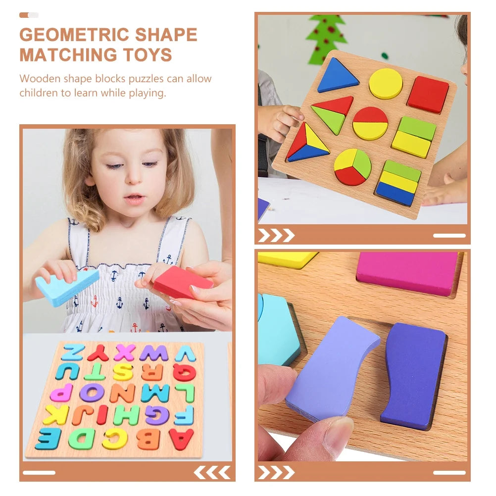 Wooden Shape Sorter Puzzle Set B292753