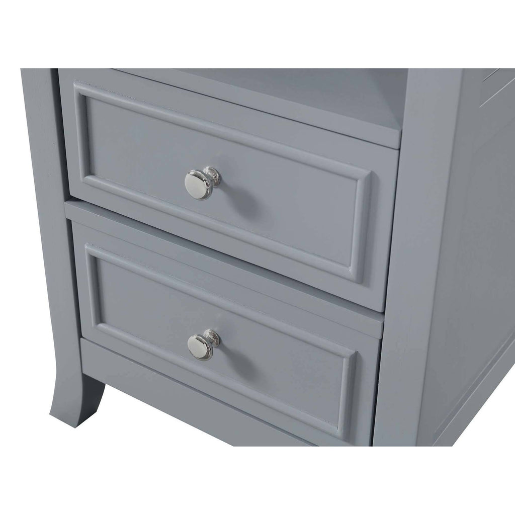 Gray End Table Q138170