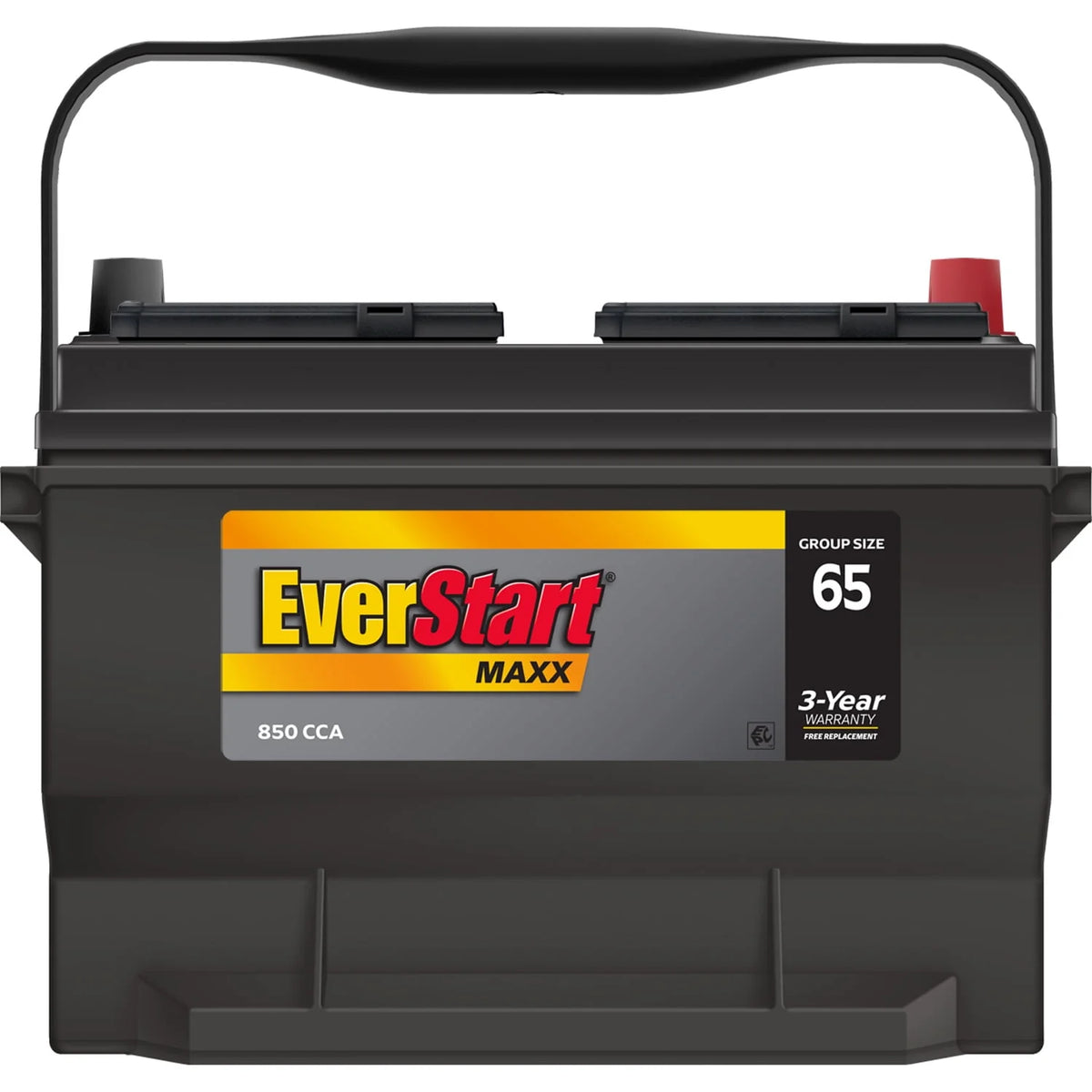 Lead Acid Automotive Battery Group Size 65 12 Volt 850 CCA E80309
