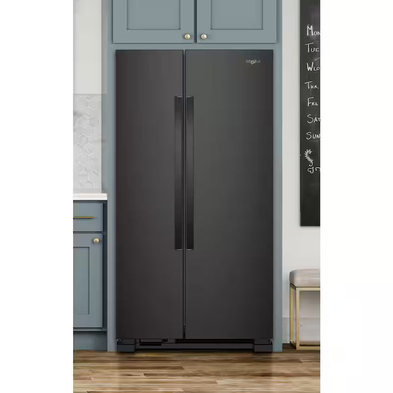 Black 25 cu. ft. Side by Side Refrigerator I1008