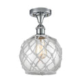 Polished Chrome Semi-Flush Mount Light Q512450