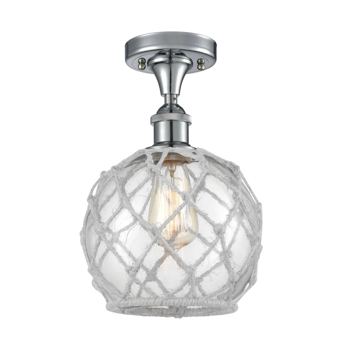 Polished Chrome Semi-Flush Mount Light Q512450