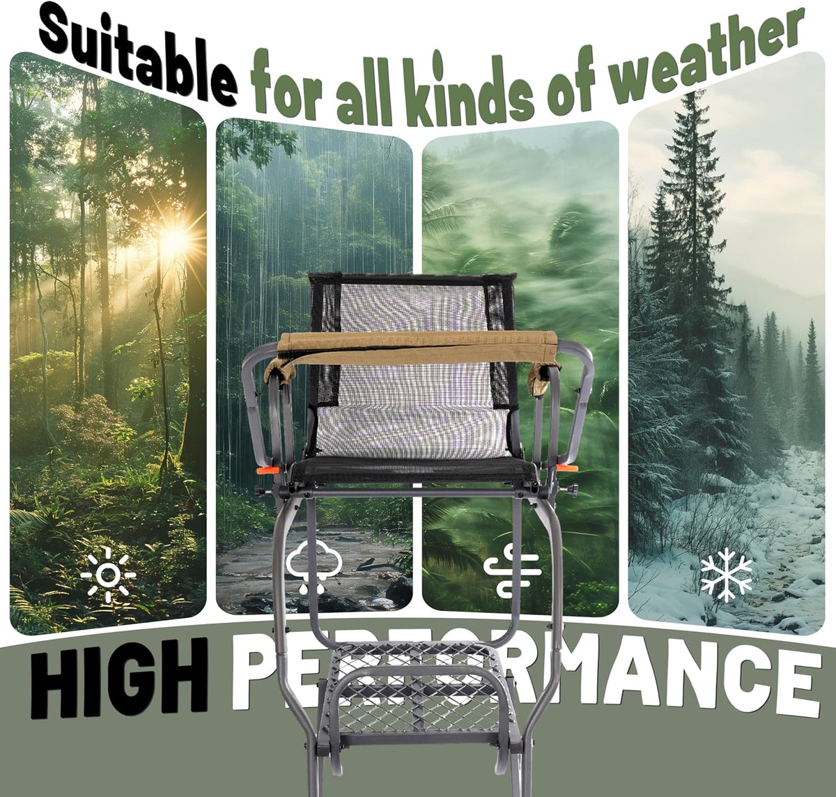15.5' Steel Ladder Tree Stand N7397