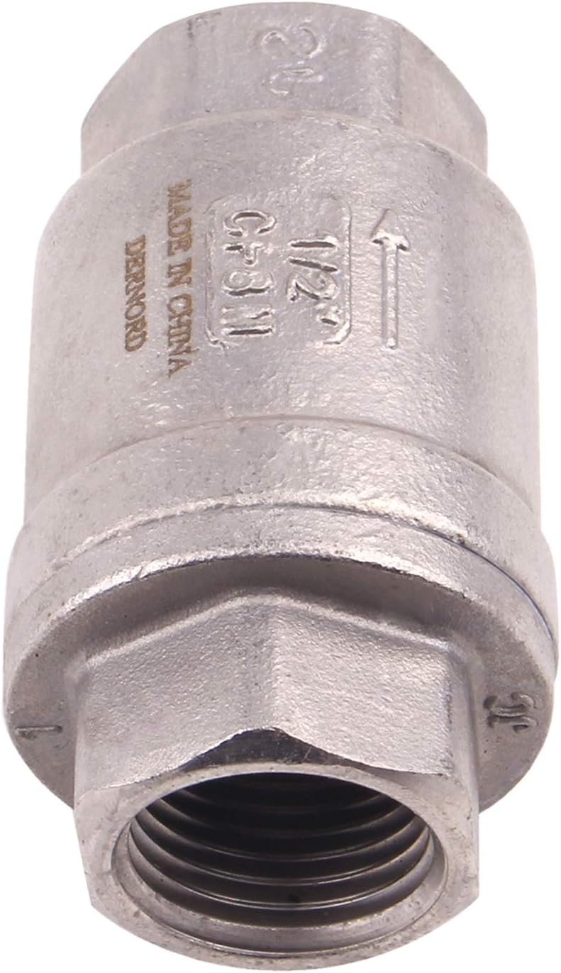 1/2 Inch Vertical Spring Loaded Check Valve K1651