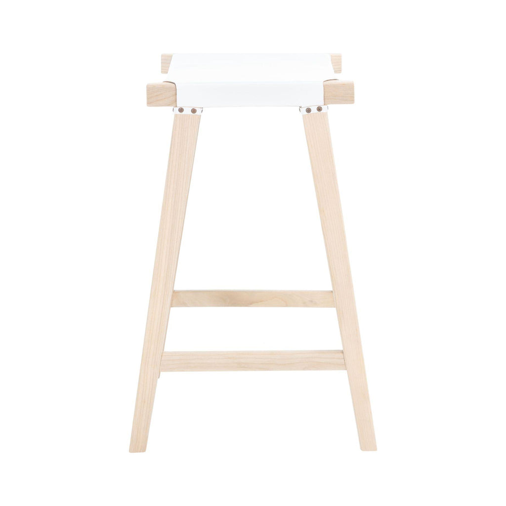 White Rectangle Bar Stool Y352