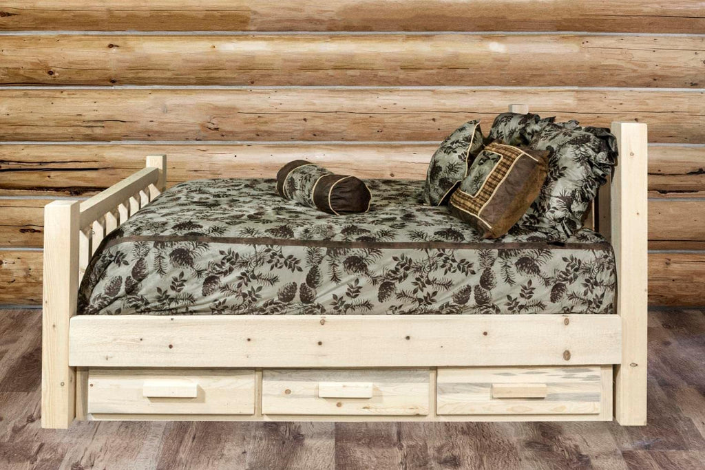 Twin Bed with Storage E629