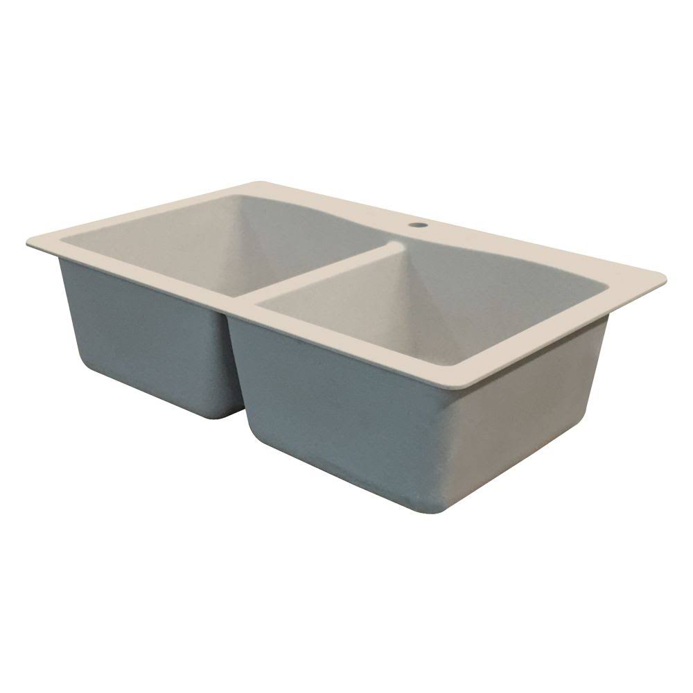 Granite 33-in Drop-In Kitchen Sink Y740