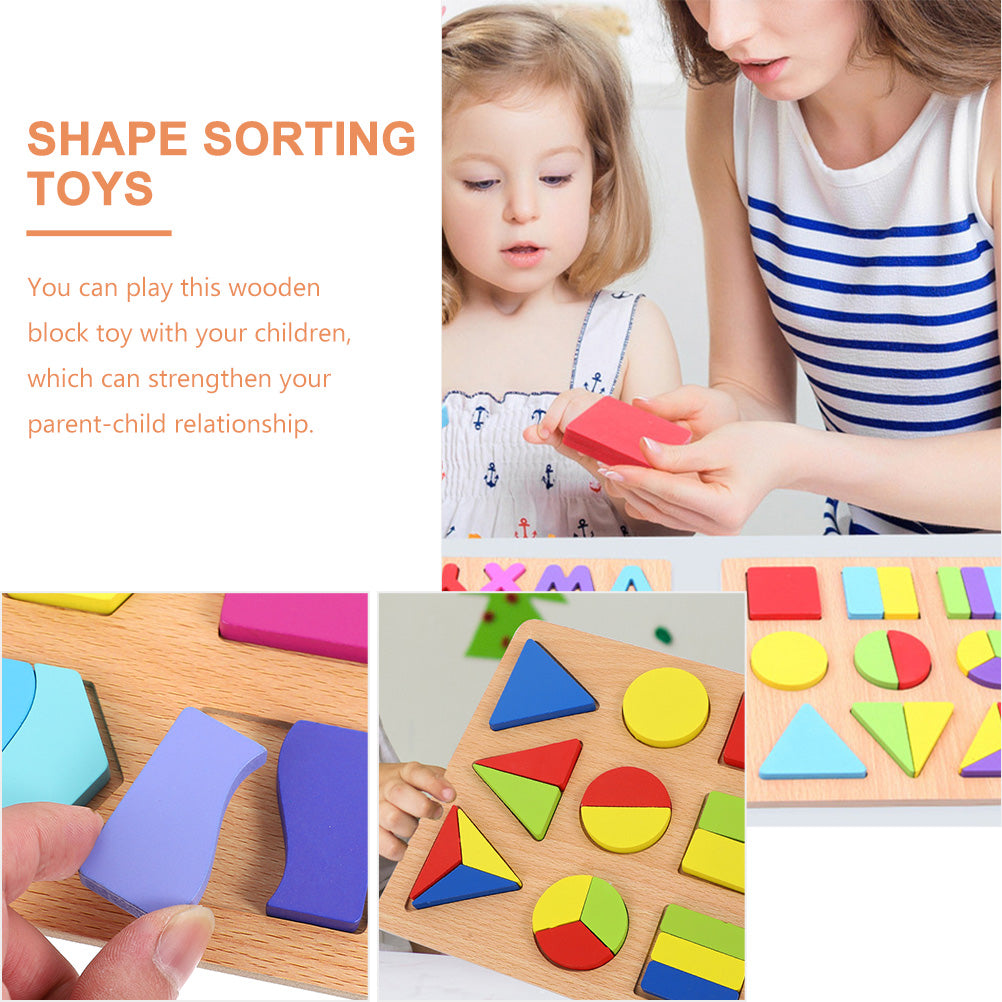 Wooden Shape Sorter Puzzle Set B292753
