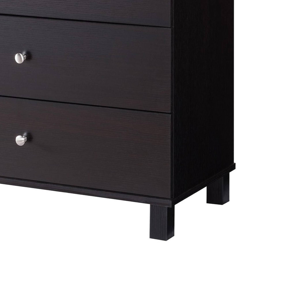 Dark Brown 5 Drawer Chest V2655