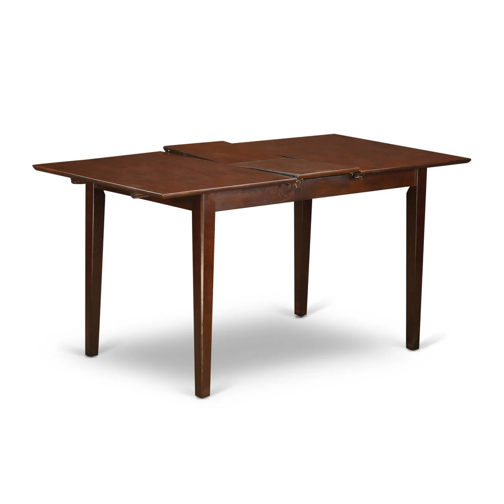 3-Pc Dining Room Table Set with Butterfly Leaf and 2 Chairs H836