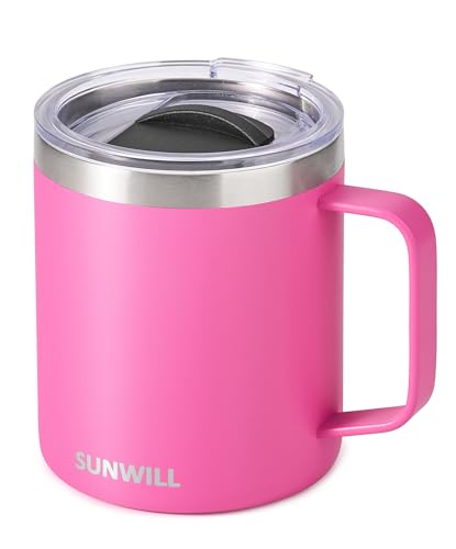 14 oz Vacuum Insulated Stainless Steel Coffee Mug with Lid U319