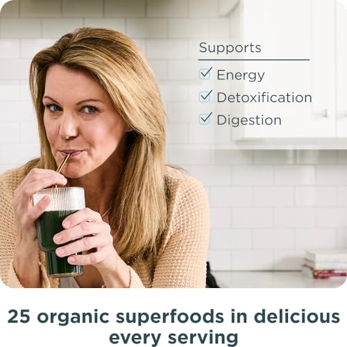 Organic Mango Flavor Greens Powder, 12 Servings, 3.3oz P3771