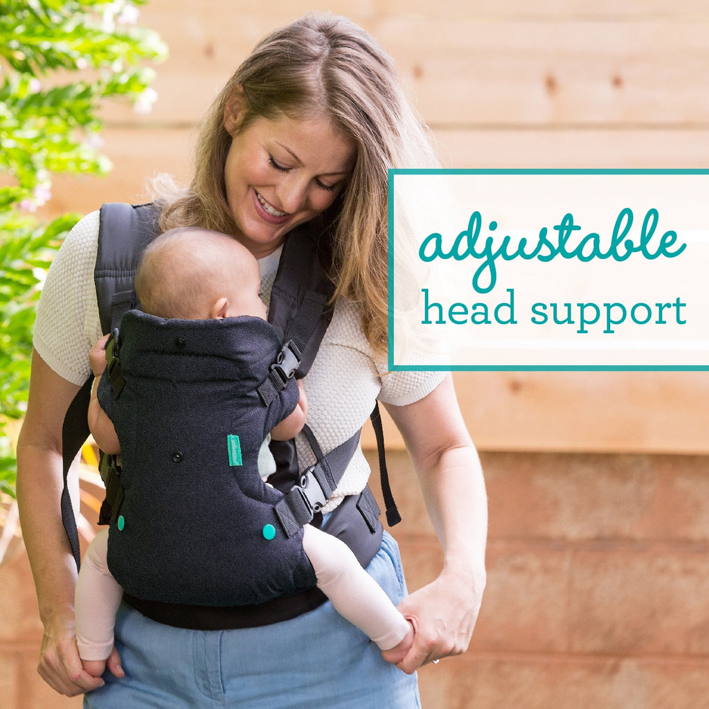 Black 4-in-1 Convertible Baby Carrier X9016