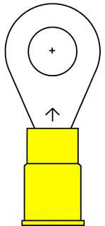 Nylon Insulated Ring Tongue Terminal S726