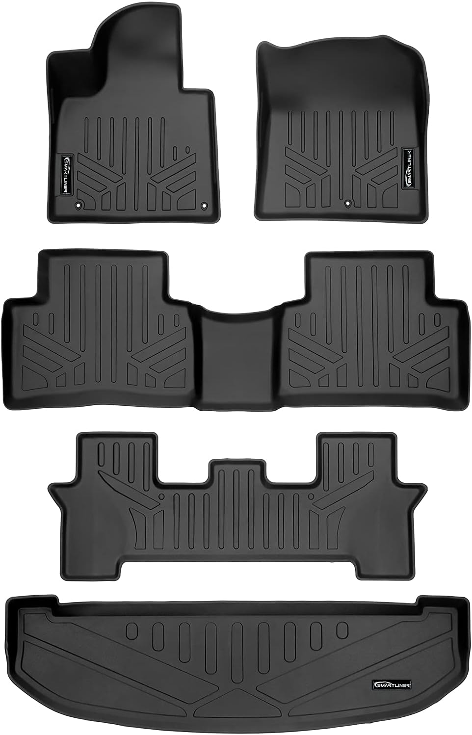 Custom Fit 3 Row Floor Mats & Cargo Liner Set S8472