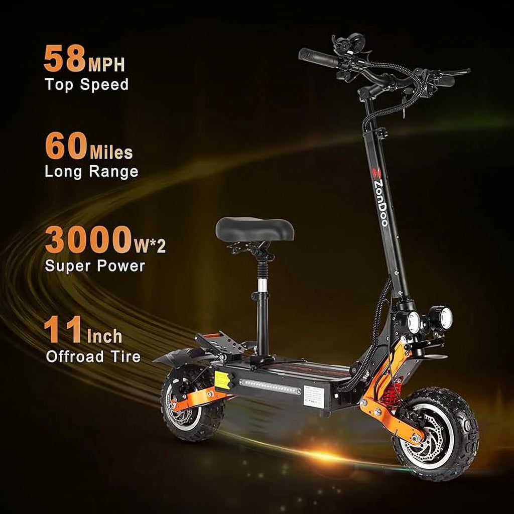 Electric Scooter with Seat T1573