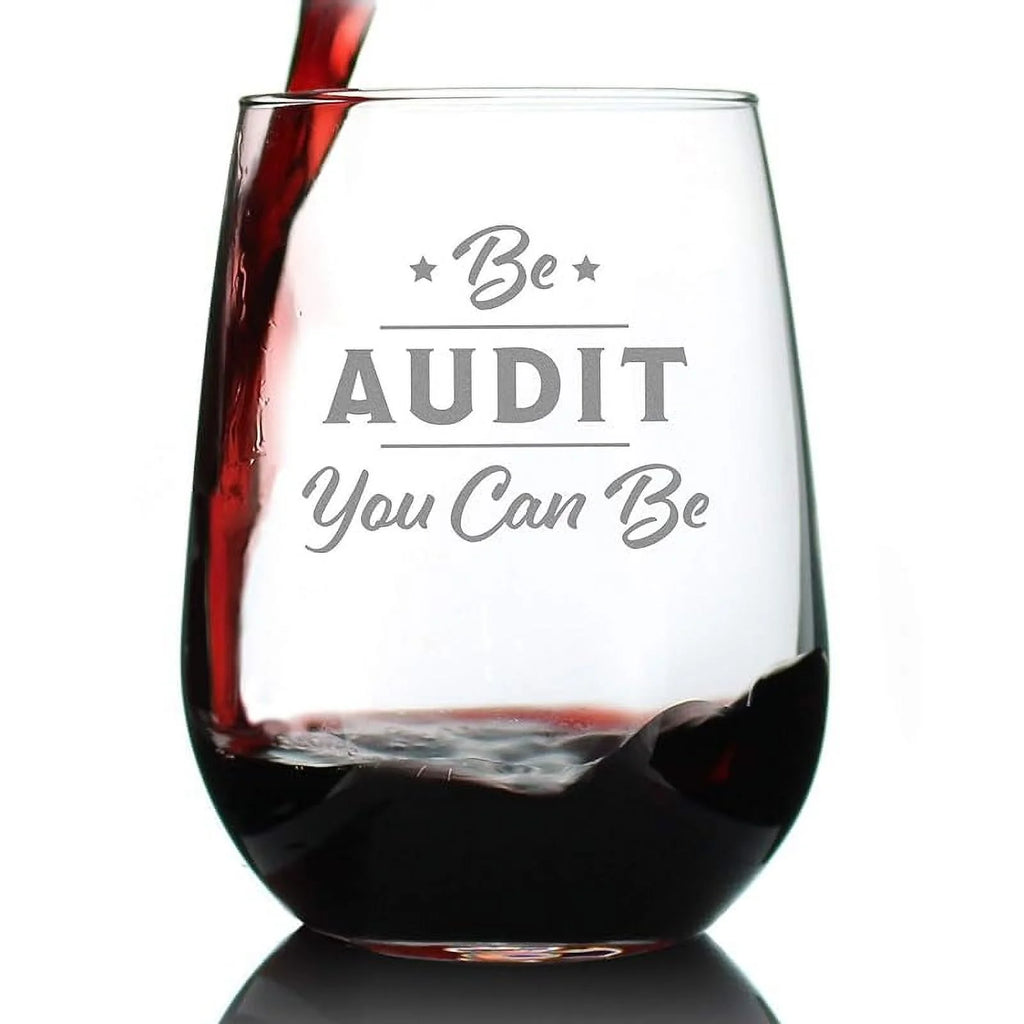 Funny Accounting Wine Glass P11497