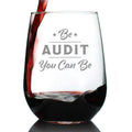 Funny Accounting Wine Glass P11497