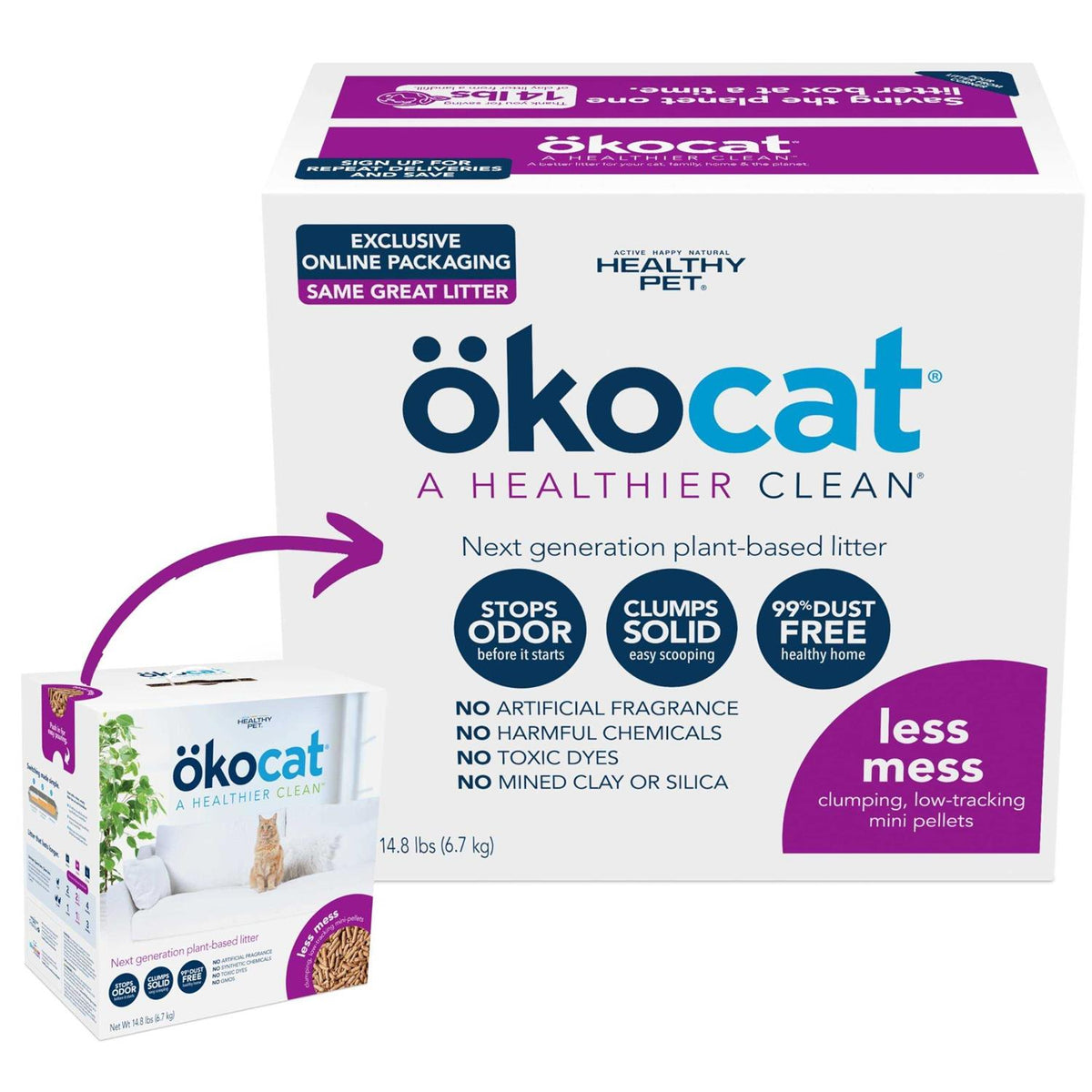 Natural Wood Cat Litter D566368