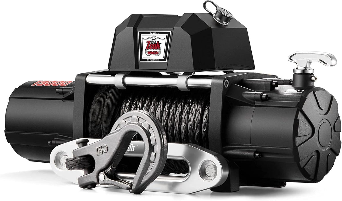 13000 lb. Electric Winch 12V Waterproof Synthetic Rope T28772
