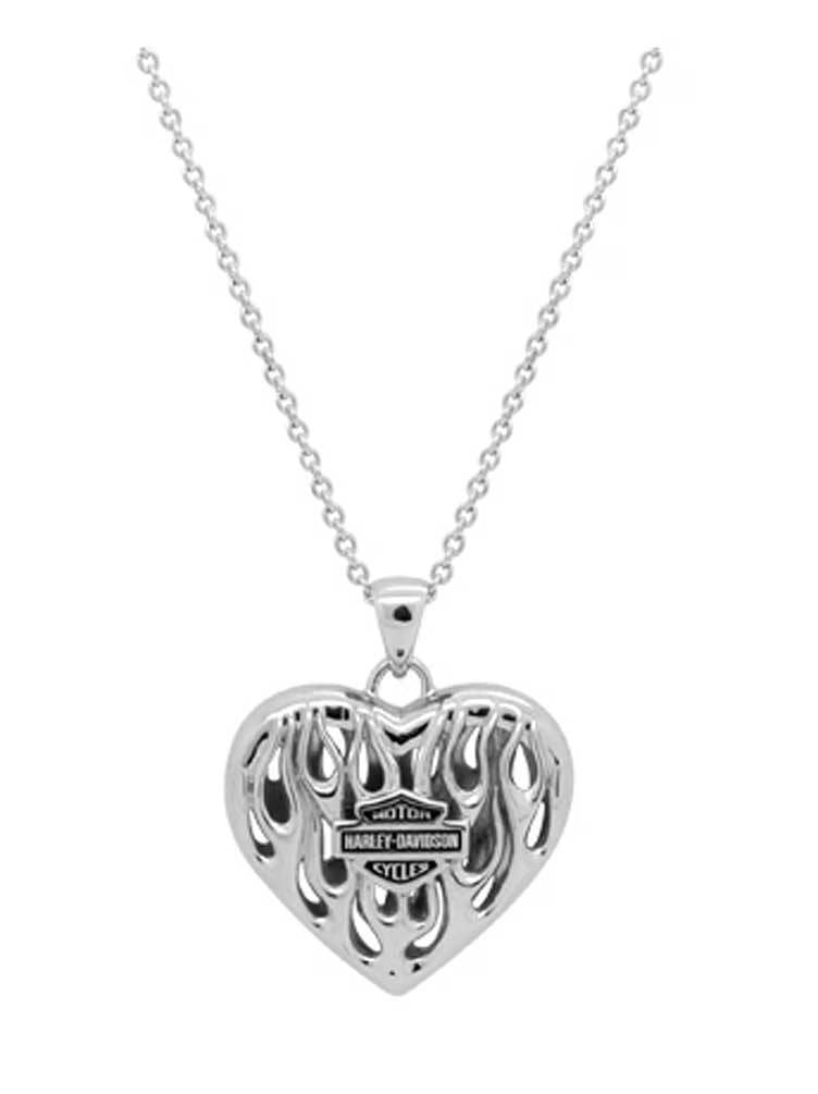 Silver Heart Necklace J78607