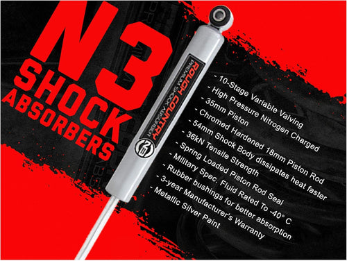 0-3" N3 Front Shock Absorbers L356