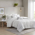 King Cotton Duvet Cover Set with 2 Shams O3627