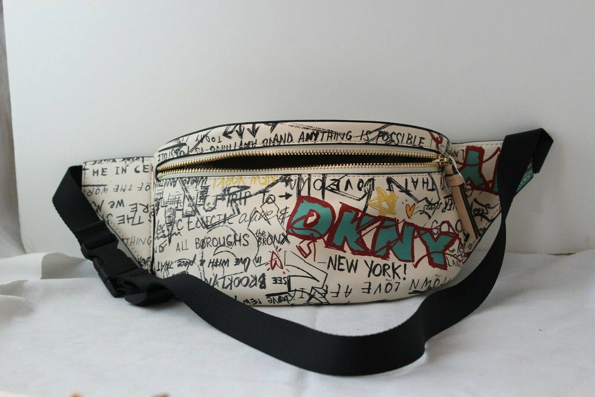 White Graffiti Belt Bag F132365