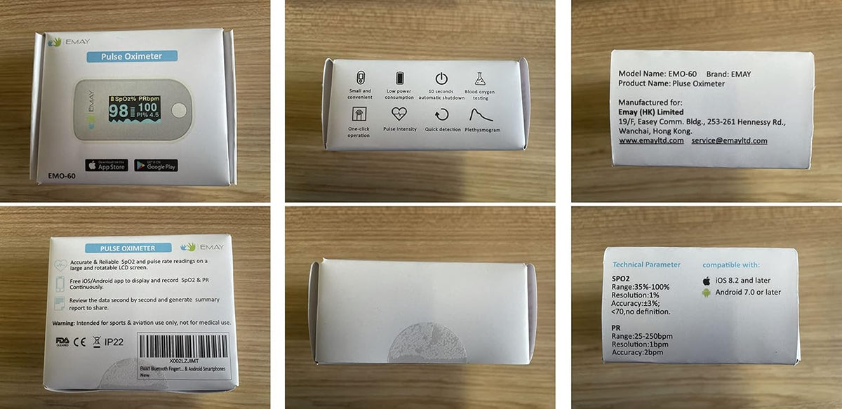 Pulse Oximeter Fingertip Bluetooth B8699