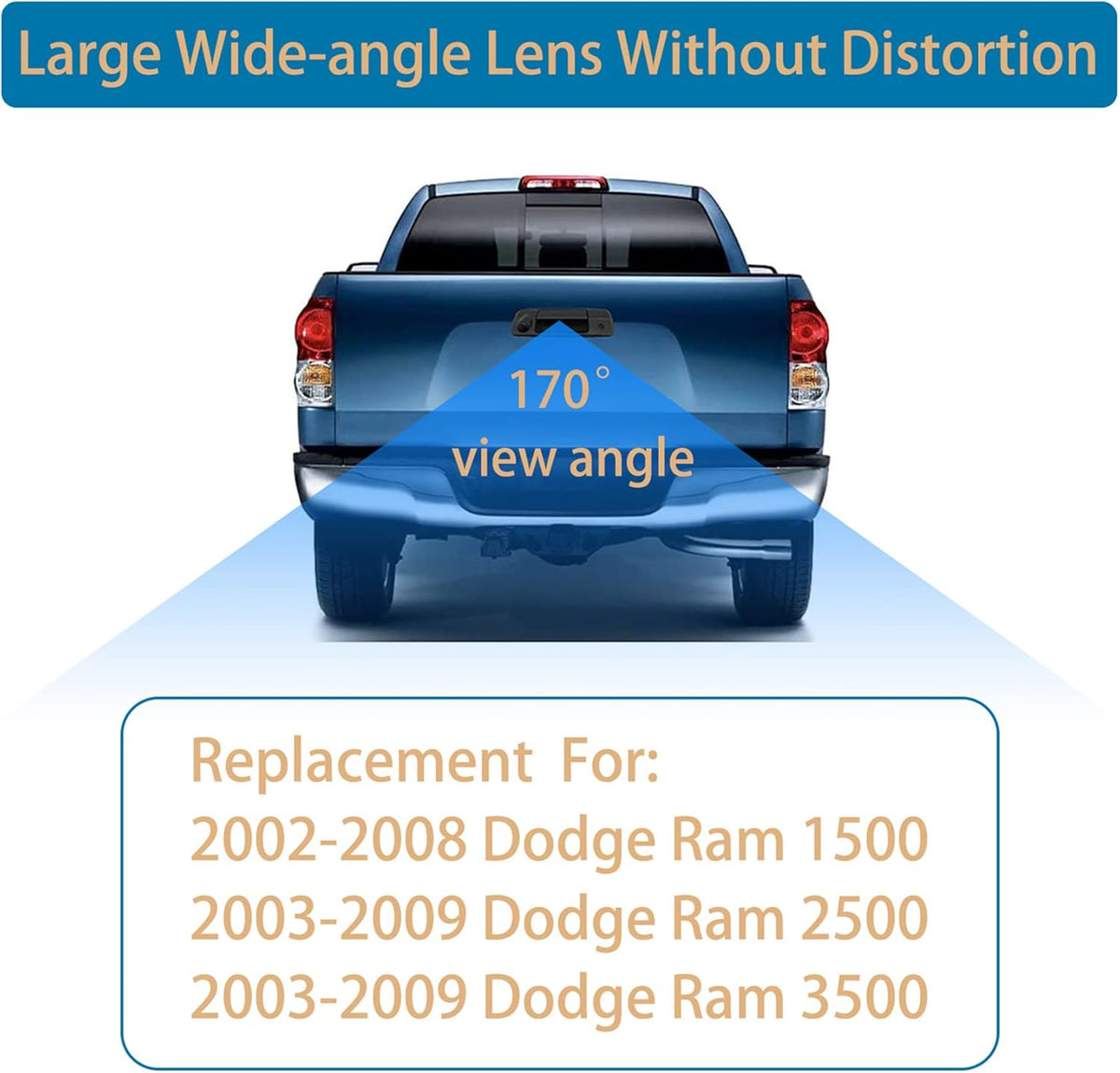 Rear View Backup Camera Tailgate Door Handle X8940