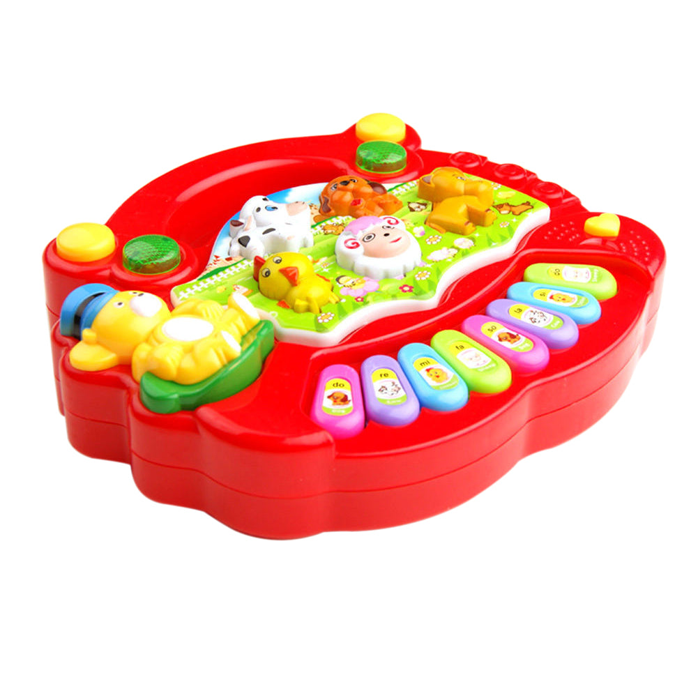 Electronic Piano Toy with Animals Light up Musical Toys F941857