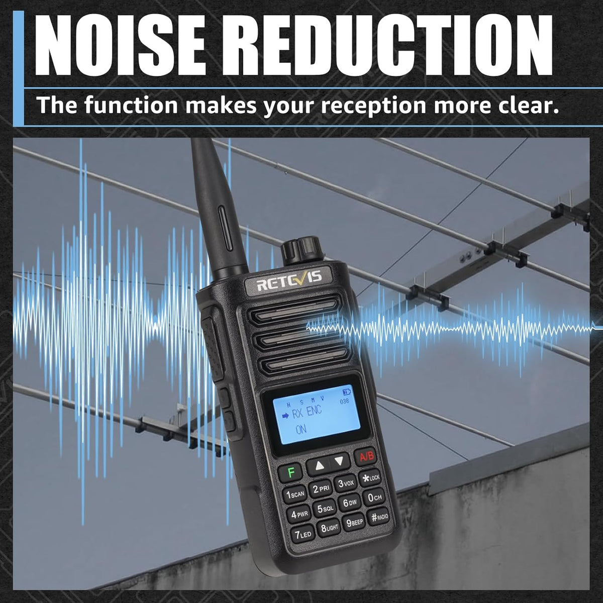 Ham Radio Dual Band Radio Bundle with Two Way Radio Headset O2741