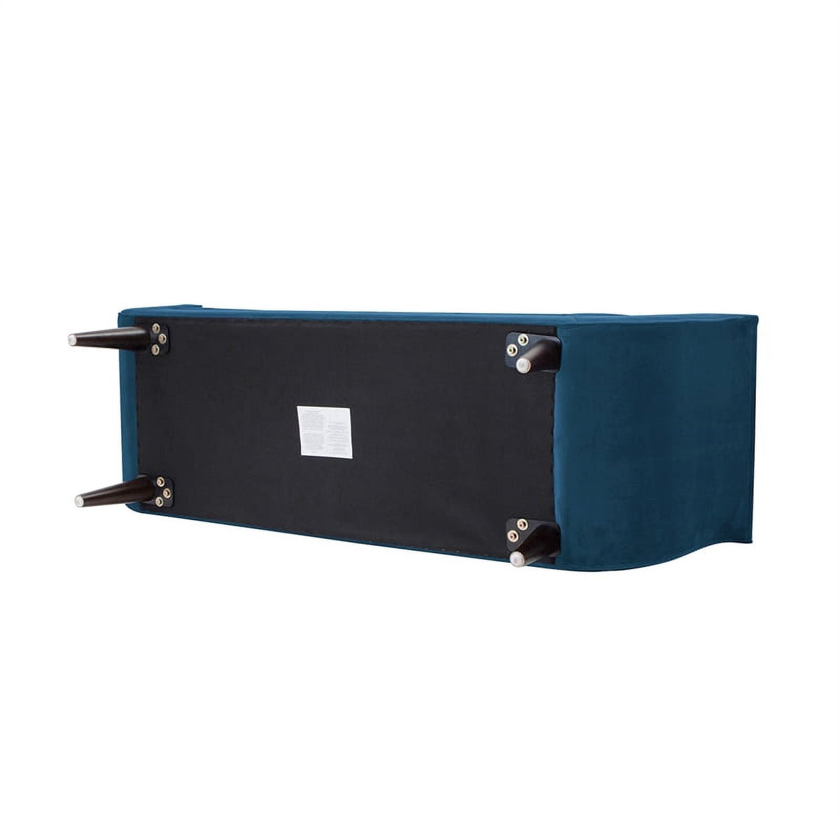 Teal Velvet Tufted Entryway Bench M73411
