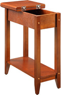 Cherry Flip Top End Table S634343