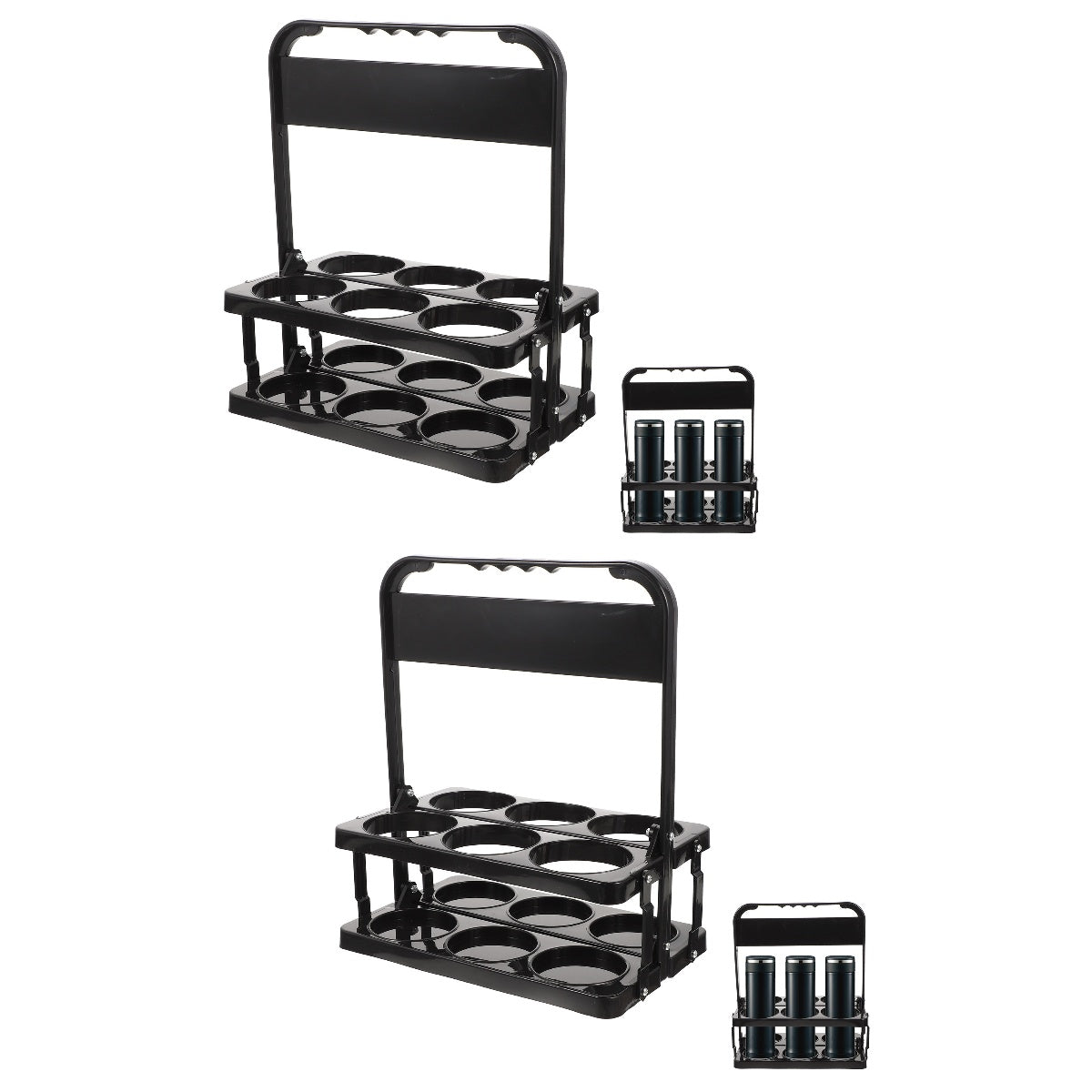 2pcs Sports Bottle Holder Water Bottle Rack Carrier Storage Holder B692313