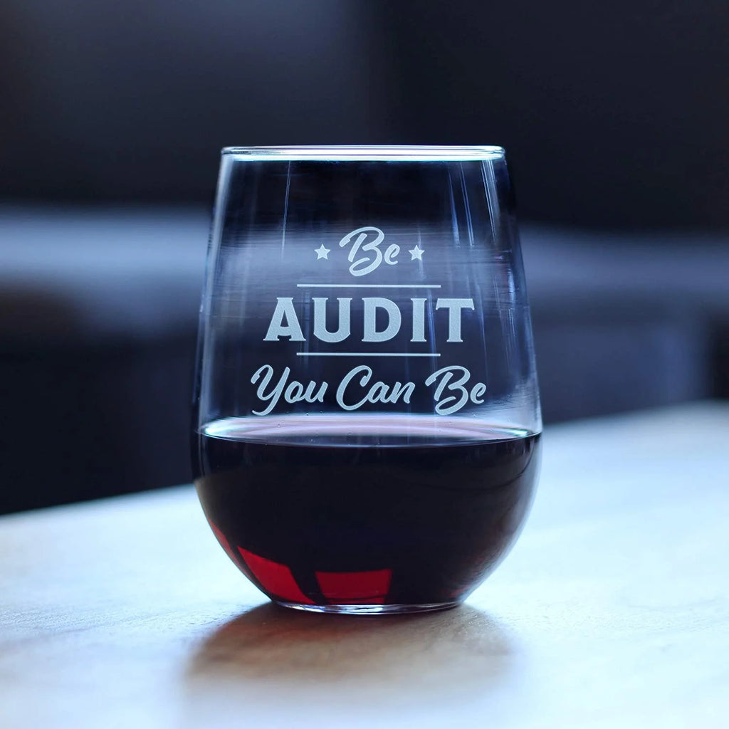 Funny Accounting Wine Glass P11497