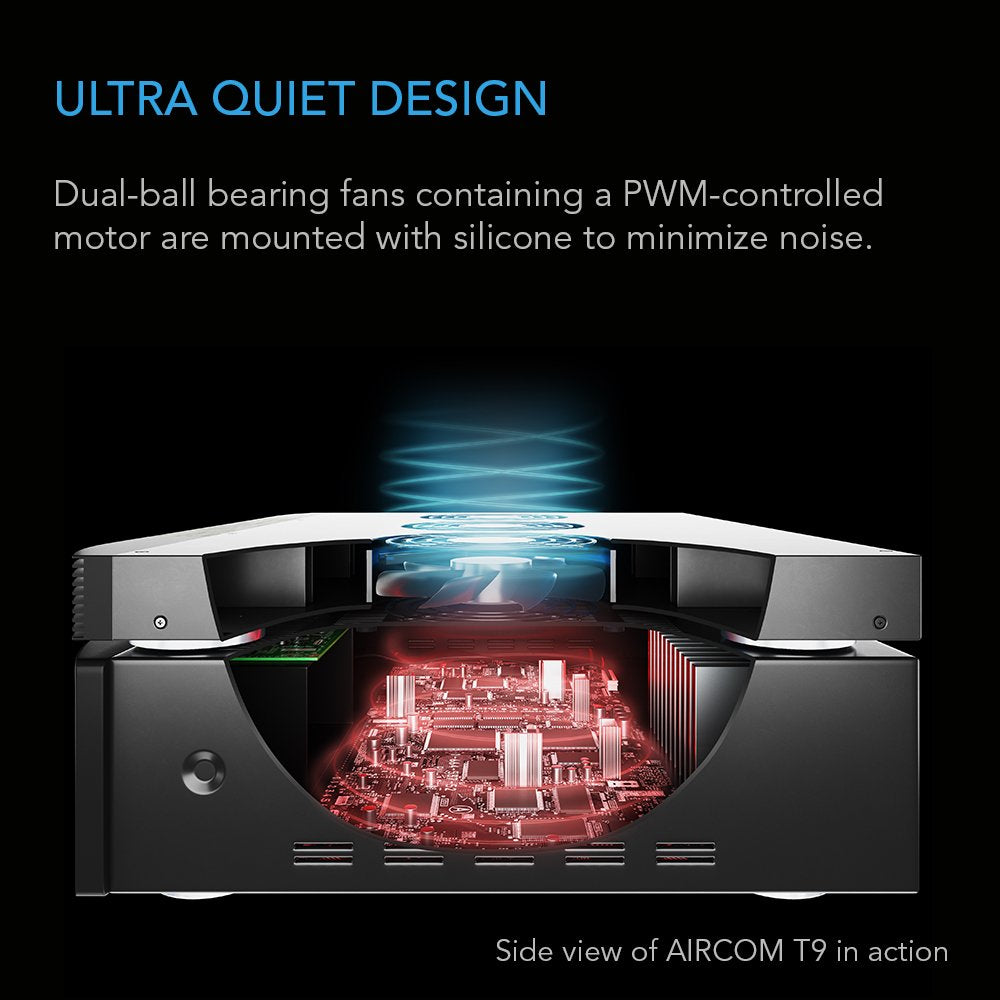 Quiet Cooling Fan System for AV Cabinet Components V25446